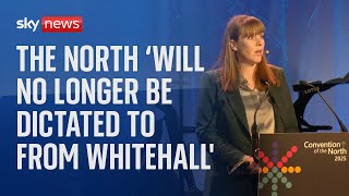 Angela Rayner pledges 'complete devolution in the North'