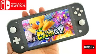 Chocobo GP Nintendo Switch Lite Gameplay