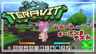 【TERAVIT】セカンドオープンβテスト マルチちょっとやってからシングル あと2日しかないから建築の方も仕上げないと【テラビット】