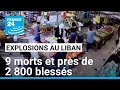 Explosions de bipeurs au Liban : 9 morts et près de 2 800 blessés • FRANCE 24