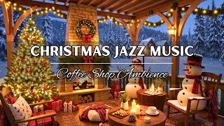 Christmas Jazz 🎄 Instrumental Christmas Jazz Music \u0026 Fireplace Burning Sounds 🔥 Christmas Ambience