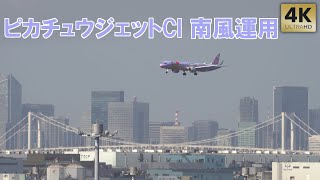 ピカチュウジェットCI(チャイナエアライン)南風運用 - 羽田空港,Tokyo Haneda Airport/Plane spotting/takeoff/landing/taxiing