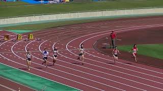 201801021_第２回宮崎県陸上競技記録会_一般・高校女子100m_決勝1組