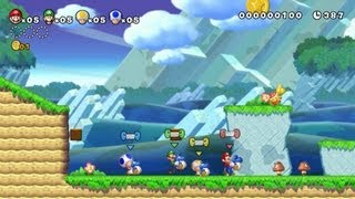 New Super Mario Bros. U Shows Unique Multiplayer with WiiU.