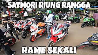 SATMORI TANDEM RIUNG RANGGA ! RAME SEKALI ! CBR1000RR