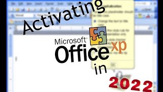 Activating Office XP in 2022 - Phone Activation