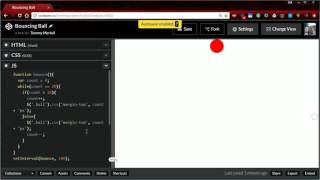 Live Coding: Bouncing Ball