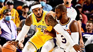 Carmelo ON-FIRE in Lakers Debut! (3 in a row) 😤