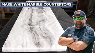 Different Ways to Make White Carrara Marble Epoxy Countertops