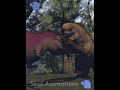 Disney's Carnotaurus vs Distortus Rex | Animation #shorts