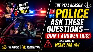The Real Reason Police Ask These Questions — And What It Means for You