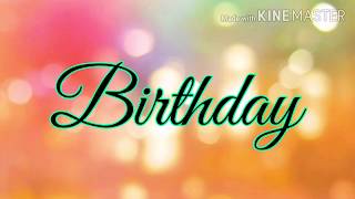 H a p p y Happy birthday song|| Many many happy returns of the day#whatsapp status video