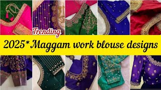 Maggam work blouse designs||viral blouse designs||blouse sleeves design|wedding blouse design#blouse