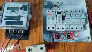 4 Room का MCB, RCCB, METER और KIT KAT FUSE CONNECTION || Sinha Electricals