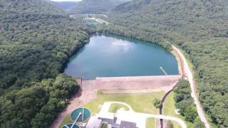 Horseshoe Curve and Lake Altoona Aerial