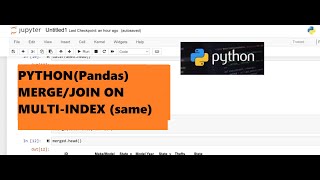 10. Python Joins (Pandas): Join on multi-index (same name)