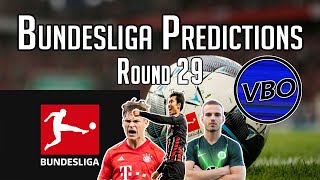 Bundesliga Predictions Round 29