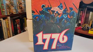 unboxing Avalon Hill 1776 war game