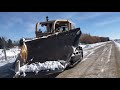 cat d7 v plow ditches