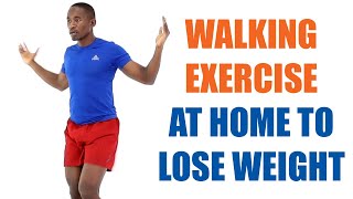 Walking Exercise at Home to Lose Weight/ 20 Minute Fun Walk at Home Workout