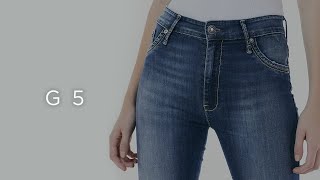 Guia Jeans - Calça Cintura Altíssima - G5 - Feminina