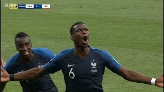 Paul Pogba vs Croatia WC 2018