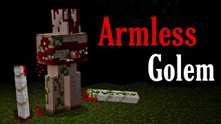 If you ever see a Golem with no arms, Run before it kills you! (Minecraft Creepypasta)