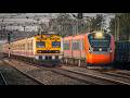 Evening 130 kmph High Speed Actions : New Delhi - Howrah line | Saffron VB, Rajdhani, Tejas, Shatbdi