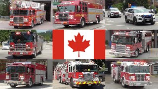 Fire Trucks Police & EMS Responding Compilation 2026 #10: Canadian Response Videos Volume I