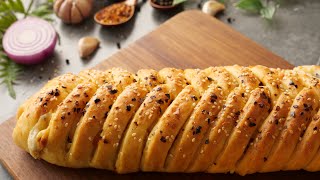 Make This Easy Braided Chicken Bread Without Oven Recipe By Food Fusion