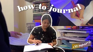 10 JOURNALING TIPS for beginners | how to start journaling for self-improvement + 30 PROMPTS