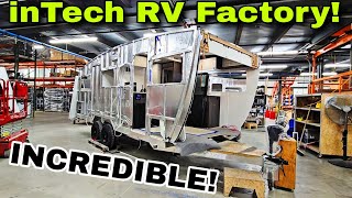 FACTORY TOUR! inTech Aucta RV! Such an amazing manufacturer!