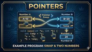 Pointers Example Program 3 | Pointers | C programming | Madhunandan H M | @Rocker-r3v | Coding