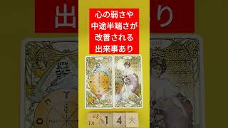 おみくじ的タロット占い「自分の心の弱さや、チャンスさが改善される出来事あり」