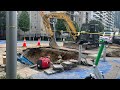 Crews work to repair water main break in Midtown Atlanta