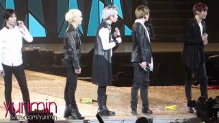 140406 SHINee in Chile - SHINee laughing with \