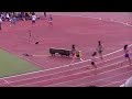 2010年　日本インカレ　陸上競技　女子100ｍh決勝