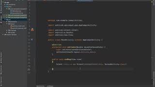 Multiple Activities - Android App using Android Studio