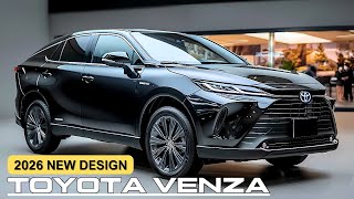 Ексклюзив: 2026 Топ -функції Toyota Venza!