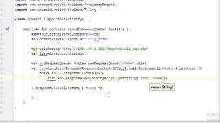 028 Volley JSON Array