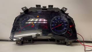 2010 INFINITI G37 USED DASHBOARD INSTRUMENT CLUSTER TEST