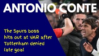 Antonio Conte hits out at VAR after Spurs denied late goal: Tottenham 1-1 Sporting