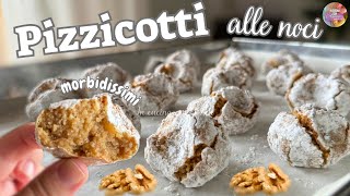 🍂 Pizzicotti alle NOCI con solo 5 INGREDIENTI - Ricetta facilissima e veloce per biscotti alle NOCI