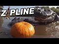 Chunkin' PUMPKINS for ALLIGATORS from the ZIPLINE‼️‼️‼️: REACTION VIDEO