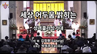 성가152 세상 어두움 밝히는/지휘 김창환Gabriel/오르간 박옥주Cecilia/성니콜라성가대/2024.12.29/성탄1주일/대한성공회서울주교좌성당