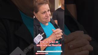 Mãe da Graci se emociona no Hospital #shorts #gracielelacerda #zezedicamargo