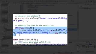 JavaEE Web App 06 - Database 4 - SQL insert example
