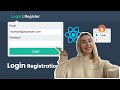 Create Login and Registration Form In React JS (Beginner)