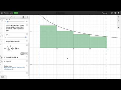 Using Desmos to compute Reimann sums. Using Desmos to compute Reimann sums.