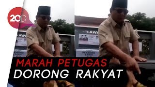 Viral Prabowo Marah-marah ke Petugas Pengaman